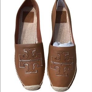 Tory Burch Tan/Spark Gold Loafers